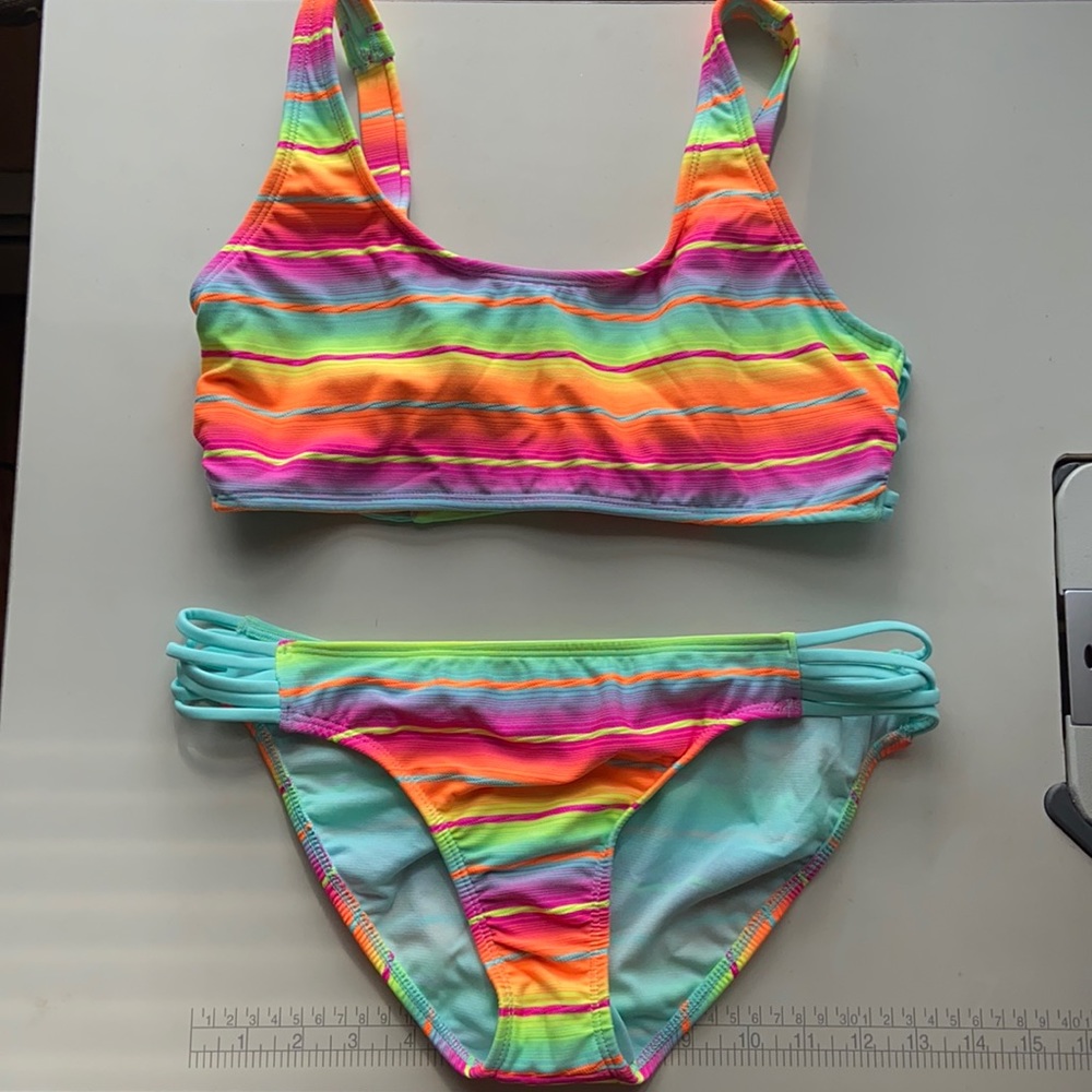 Brand New Rainbow 2 piece Bathing Suit